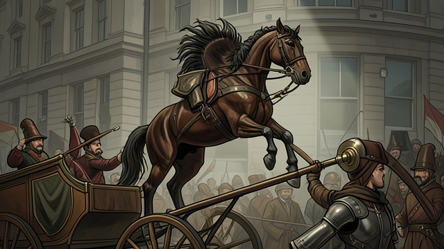 Ginger’s Rebellion from "Black Beauty". Ginger’s Rebellion The Final Tightening When York shortens Ginger’s rein again, she rears and plunges.