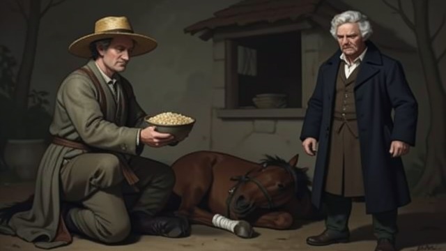 Rescue by Kindness from "Black Beauty". Rescue by Kindness Mr. Ryder’s Intervention Mr. Ryder approaches Ginger calmly with oats, tends her injuries, and rebukes Samson for his harshness.