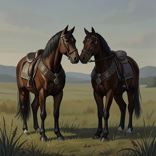 Black Beauty and Ginger’s Friendship from "Black Beauty". Black Beauty and Ginger share work, confidence, and mutual understanding, making their separation and later reunion especially painful.