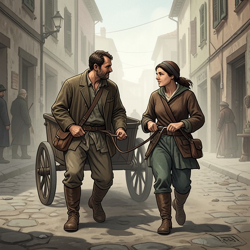 Jerry and Polly’s Partnership from "Black Beauty". Jerry and Polly sustain one another through cab work, moral decisions, illness, and the move toward a safer life.