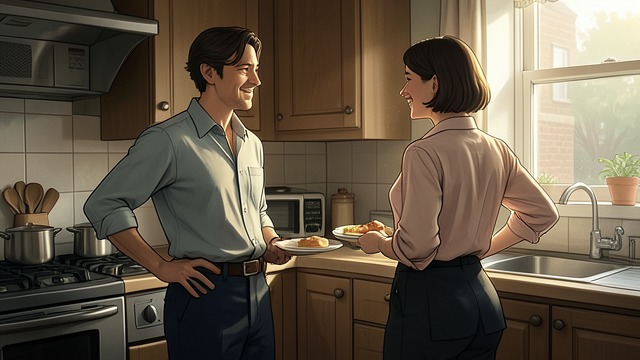 Care Beneath the Joke from "The Exception". Care Beneath the Joke A steady presence Max visits Kari, checks on her, and remains part of her daily life.