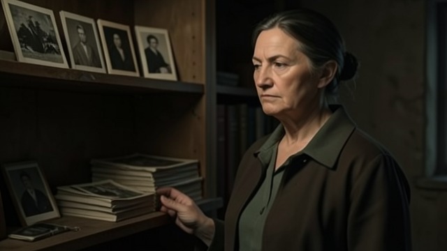 Memories Left Behind from "The Exception". Memories Left Behind A deliberate omission When Jada leaves Boston, she leaves old photographs in Decker’s closet rather than carrying them to Arizona.