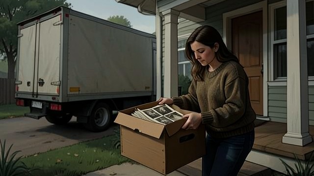 A Package Arrives from "The Exception". A Package Arrives An unexpected return A parcel arrives at Kari’s House containing the photographs Jada left behind.