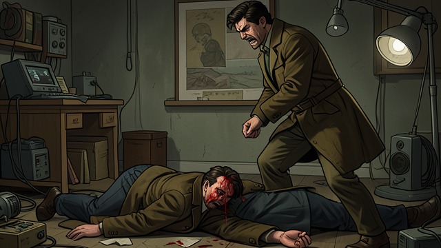 The Fight from "The Exception". The Fight Violence erupts Decker charges Cane, and Cane responds with a forceful attack that leaves Decker bloodied and on the ground.