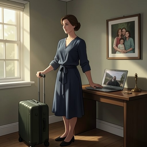 Jada’s Return and New Beginning from "The Exception". Jada’s attempt to rebuild her life in Arizona develops from escape from a destructive marriage into a hard-won sense of home and future.