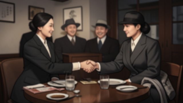 An Uneasy First Meeting from "The Killing Room". A Greeting Read as a Challenge Margaret Campbell arrives at 803 expecting to reunite with Li Yan and instead finds him talking closely with Nien Mei-Ling.