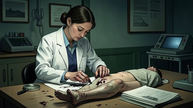 Professional Authority Reclaimed from "The Killing Room". Truth on the Autopsy Table Challenging the Official Account At the mortuary, Margaret refuses to accept that the women were merely bodies used for student…