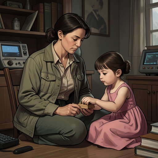 Margaret Campbell and Xinxin’s Growing Bond from "The Killing Room". This flow traces Margaret Campbell’s movement from Li Yan’s partner to a trusted presence in Xinxin’s life, a bond that is challenged by separation and terror.