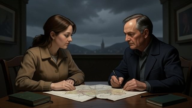 The Possible Preferred Path from "Deception". Hope With Conditions A Medical Map The woman and Philip discuss where the cancer might spread and what the scan can and cannot reveal.