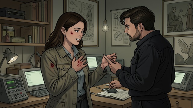 An Honest Story That Conceals from "Deception". The Comic Cover of Truth A Bruise and a Confession When the Unnamed English woman explains a bruise to her husband, she says she got it in an embrace with an…