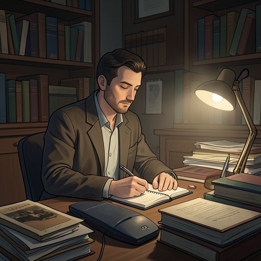 Philip Roth’s Notebook and the Limits of Invention from "Deception". This flow follows Philip Roth as he converts conversations and imagined encounters into a notebook, confronts the harm that writing may cause, and defends…