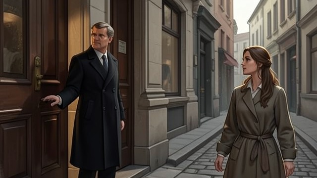 A Promise of Consent from "Other People". A Promise of Consent A Watchful Figure The narrator waits across the street as young Amy approaches, recognizing a scene that feels familiar.