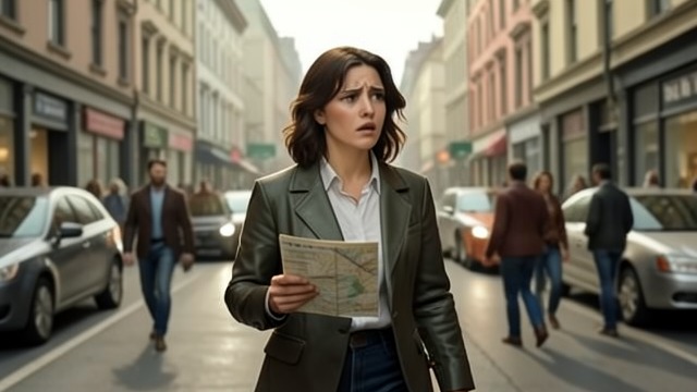 The City Without a Map from "Other People". The City Without a Map Learning by Watching Mary reads the streets as a system of movement and danger, observing people, vehicles, buildings, and the sky.
