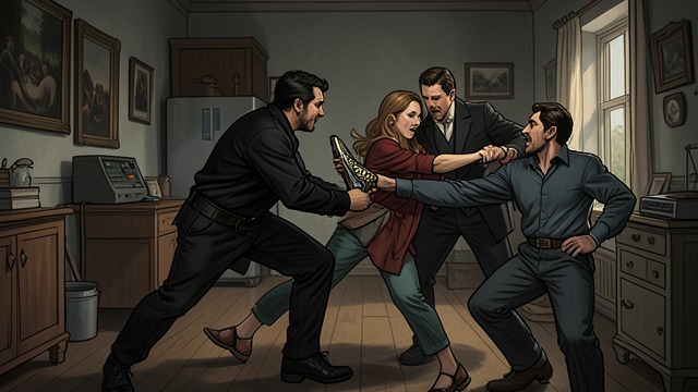 The Home Invasion from "Other People". The Home Invasion Violence Crosses the Door Jock and Trev attack the Botham household, seeking revenge and access to Mary.