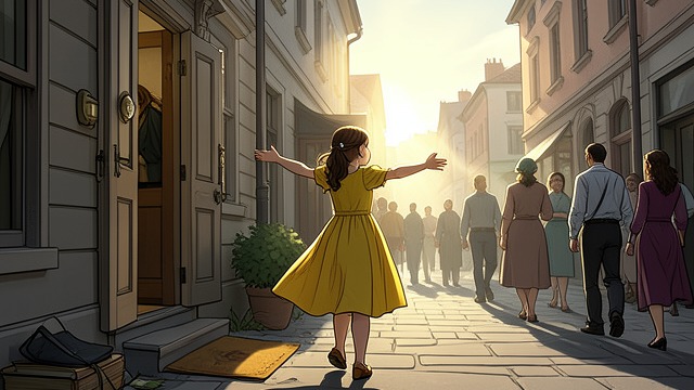 A Young Amy Appears from "Other People". A Young Amy Appears Leaving the House Young Amy receives forgiveness from her parents and steps into the afternoon.