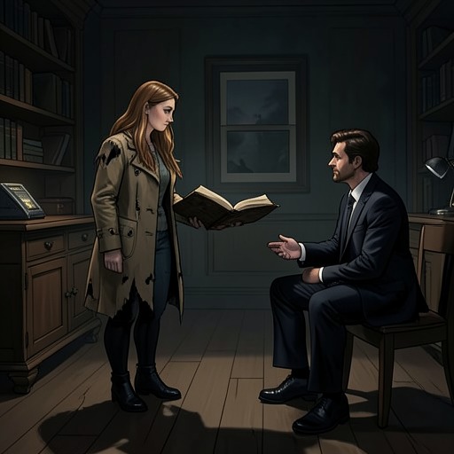 Mary and Michael Shane from "Other People". This flow explores Mary’s encounter with Amy’s former lover and the partial, self-serving account he gives of their past.