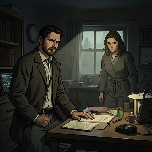 The Return of Mr Wrong from "Other People". This flow traces the growing pressure of Mr Wrong’s confession and the final meeting that forces Amy to confront her past.
