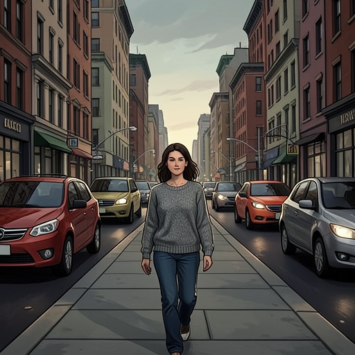 The City’s Weather of Danger from "Other People". This flow tracks how Mary’s changing perception of the city reflects her changing sense of safety and exposure.