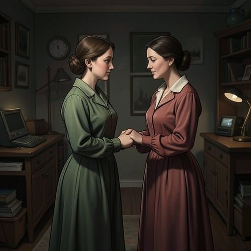 Mary and Sharon from "Other People". This flow follows the unstable bond between Mary and Sharon, from rescue and intimacy to betrayal and separation.