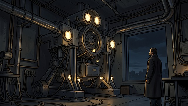 A Running Power House from "Earth Abides". A Running Power House The appearance of continuity The power-house still runs, and lights remain on across the Bay Area after people disappear.