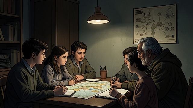 The Community Divides from "Earth Abides". The Community Divides Sympathy for the stranger Several younger members are attracted to Charlie’s strength and novelty.