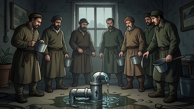 Water from the Past from "Earth Abides". Water from the Past An unnoticed dependency The Tribe has relied on running water for years without learning how its supply works.