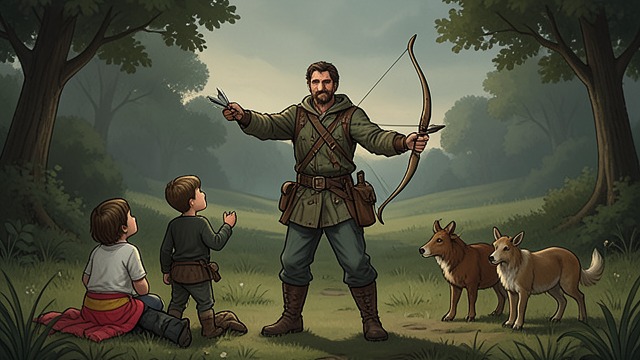 Tools for the Next Generation from "Earth Abides". Tools for the Next Generation Learning through use Isherwood Williams makes a bow and lets the children discover its possibilities.