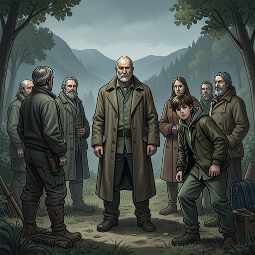 The Stranger Who Challenges Ish from "Earth Abides". This flow traces Isherwood Williams’s mounting conflict with Charlie, from prejudice and rivalry to a community decision that permanently changes The Tribe.