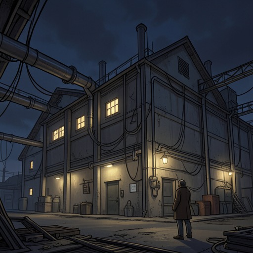 Infrastructure Fails in Sequence from "Earth Abides". This flow traces how automatic systems appear to preserve normal life before neglect, weather, and time expose their weakest links.