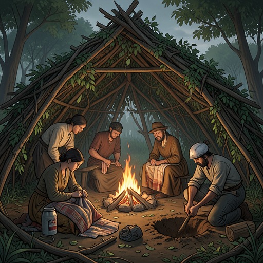 The Tribe Takes Shape from "Earth Abides". This flow follows the emergence of a small survivor household into a durable community that adapts to changing conditions without restoring the old…