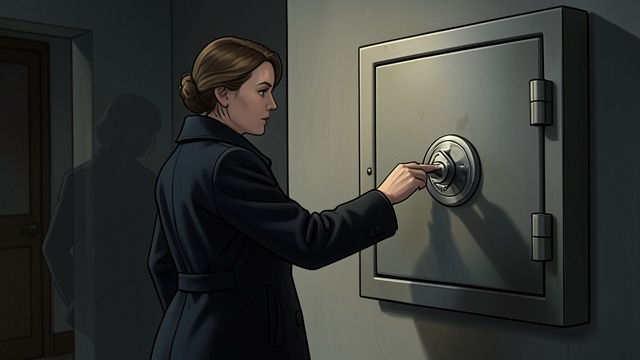 The Door Remains Closed from "Panic Room". The Door Remains Closed A threshold defended French demands the safe’s switch, believing the hidden room holds assets.