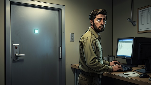 The Computer Behind the Door from "Panic Room". The Computer Behind the Door The safe’s purpose Jack tells Don that a safe behind Far West contains a switch that opens the steel door.
