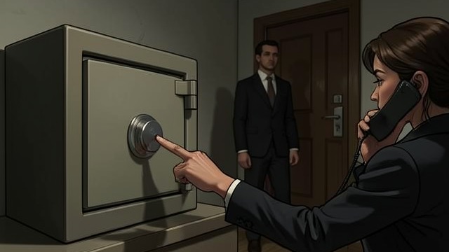 The Door Stays Shut from "Panic Room". The Door Stays Shut A forced choice Don discovers the safe behind Far West and is ordered to throw its switch.