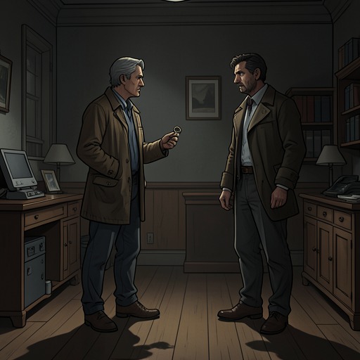 Blake and Don Become Partners from "Panic Room". This flow traces the gradual transformation of Blake and Don from uneasy host and guest into allies who trust each other with dangerous choices.