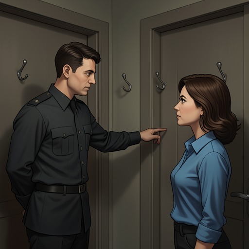 The Evidence Against the Cover Story from "Panic Room". This flow traces how Blake tests the explanations offered by Anna, the company and Jane, separating evidence from convenient denial.
