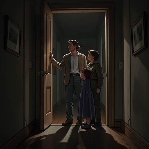 Doors, Thresholds and Escape from "Panic Room". This flow traces the novel’s repeated thresholds as characters decide when to hide, enter, leave or risk crossing into danger.
