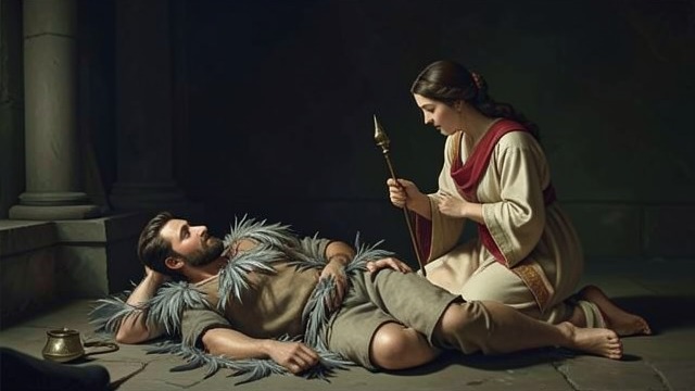 The Eagle’s Recovery from "Mabinogion". Betrayal and Restoration A disclosed weakness Blodeuwedd coaxes Llew into explaining the extraordinary conditions under which he can be killed.
