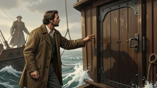 The Secret Meeting from "Mabinogion". Brothers Find a Way to Speak Suspicion at sea Llevelys sees a fleet approaching but does not know why.