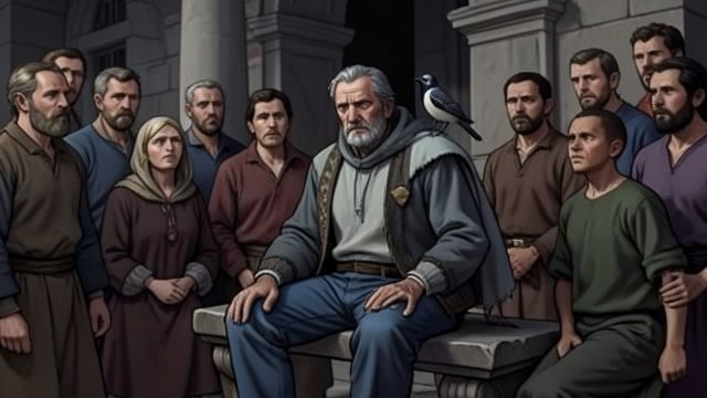 The Message Arrives from "Mabinogion". Bendigeid Fran Hears A private plea becomes public The starling lands on Bendigeid Fran’s shoulder, and he finds Branwen’s letter.