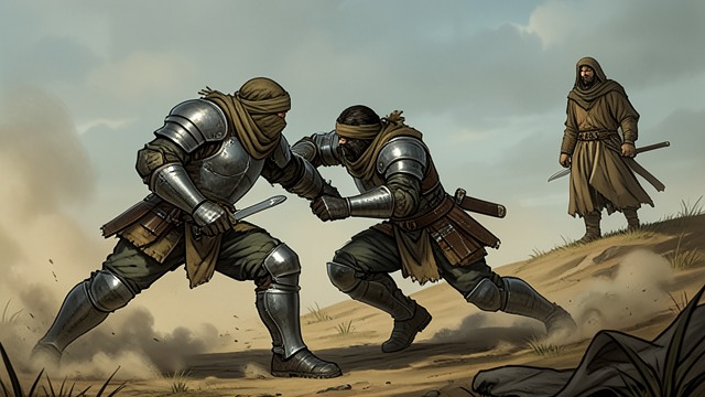 The Annual Contest from "Mabinogion". A Conflict Given No Ending A settlement among rivals Arthur frees captives and arranges a contest between Gwyn and Gwythyr over Creiddylad.