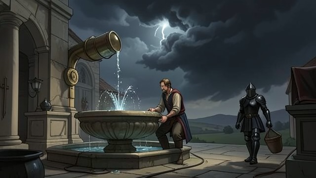 Kynon’s Defeat from "Mabinogion". A Tale of the Fountain An unexplained challenge Kynon recounts how he pours water on a fountain’s stone, summons a deadly storm, and loses a fight against its…