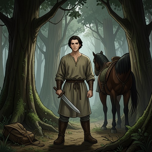 Peredur’s Education in Chivalry from "Mabinogion". This flow follows Peredur’s journey from sheltered ignorance through failures of judgment to a later recognition of the questions he should have asked.