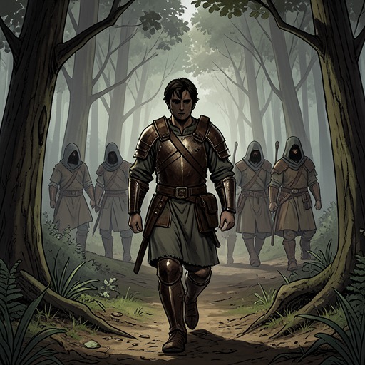 Owain’s Long Return from "Mabinogion". This flow traces Owain’s separation from Arthur’s fellowship, years of wildness, and gradual return through acts of rescue and service.