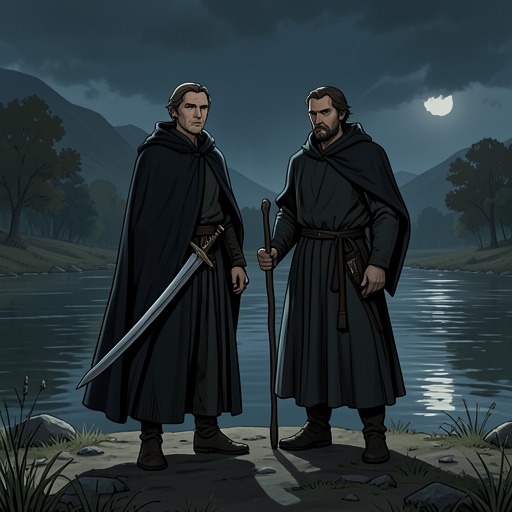 Arawn and Havgan’s Contest from "Mabinogion". This flow isolates the political contest between Arawn and Havgan and traces how a borrowed champion changes its outcome.