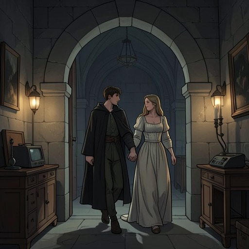 Owain and Luned’s Loyalty from "Mabinogion". This flow traces Luned’s role in securing Owain’s marriage and the reciprocal loyalty that later leads him to save her life.