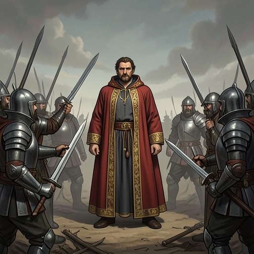 Branwen and the Ruinous Irish War from "Mabinogion". This flow traces how a royal marriage, an insult left unresolved, and escalating retaliation culminate in the destruction of two kingdoms.
