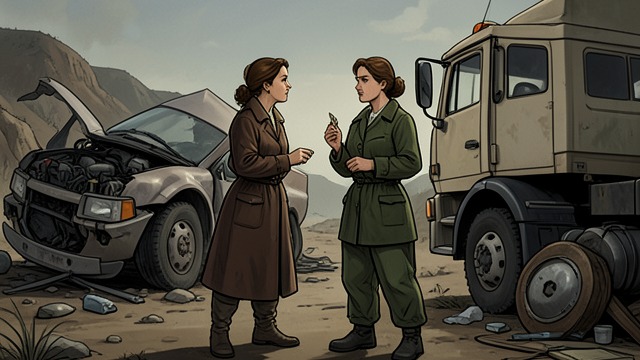 The Roadside Promise from "American Woman". The Roadside Promise Fear of Capture Jenny and Pauline fear that police responding to a nearby truck accident may discover them.