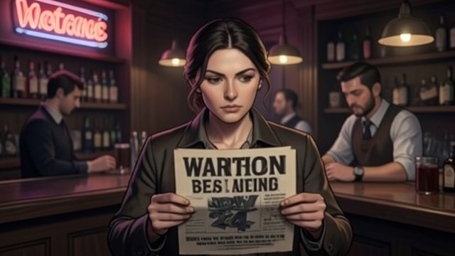 A Bar and a Wanted Poster from "American Woman". A Bar and a Wanted Poster Recognition Without Capture Jenny and Pauline discover Pauline’s wanted poster in a bar but are not arrested or confronted.