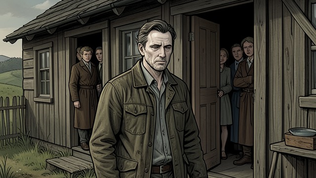 The Owner Appears from "American Woman". The Owner Appears A Visit from Bob The farmhouse owner arrives unexpectedly and finds the fugitives surrounded by signs of their occupation.