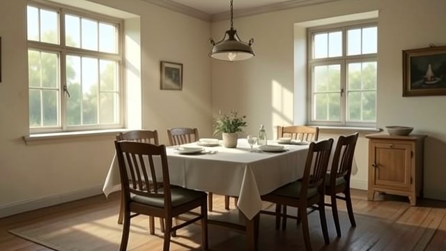 Choosing the Bay Window from "American Woman". Choosing the Bay Window A Personal Preference Jenny chooses a bright communal dining space over a dark conventional bedroom in a Berkeley house.